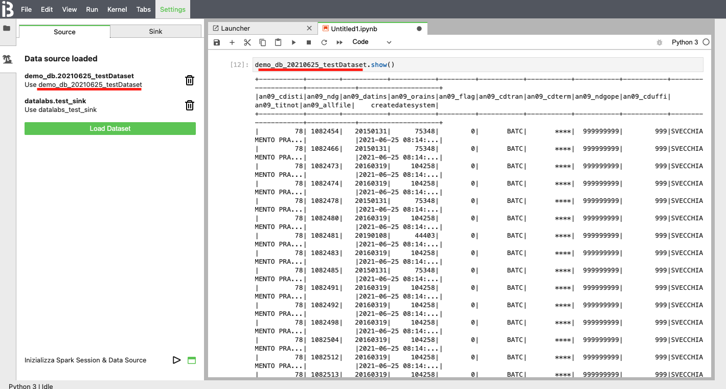 Datalabs Notebook